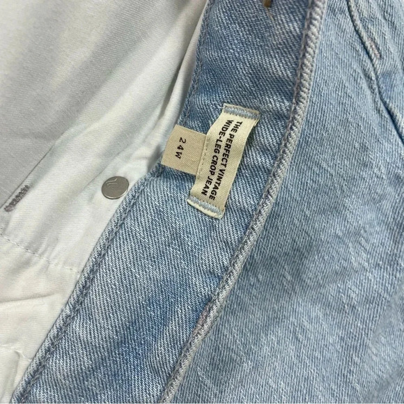 New Madewell The Plus Perfect Vintage Wide Leg Crop Jean - Picture 6 of 11